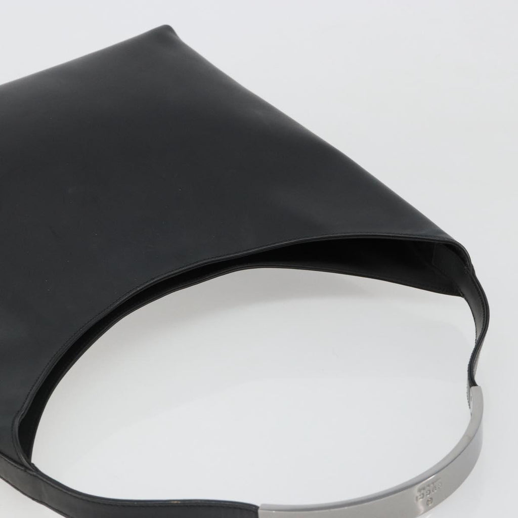 Gucci Tom Ford Black Leather Hobo Bag