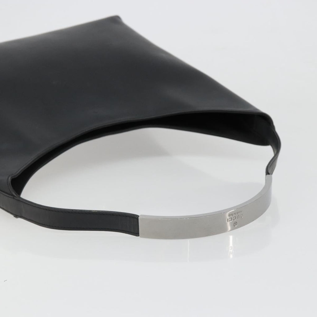 Gucci Tom Ford Black Leather Hobo Bag