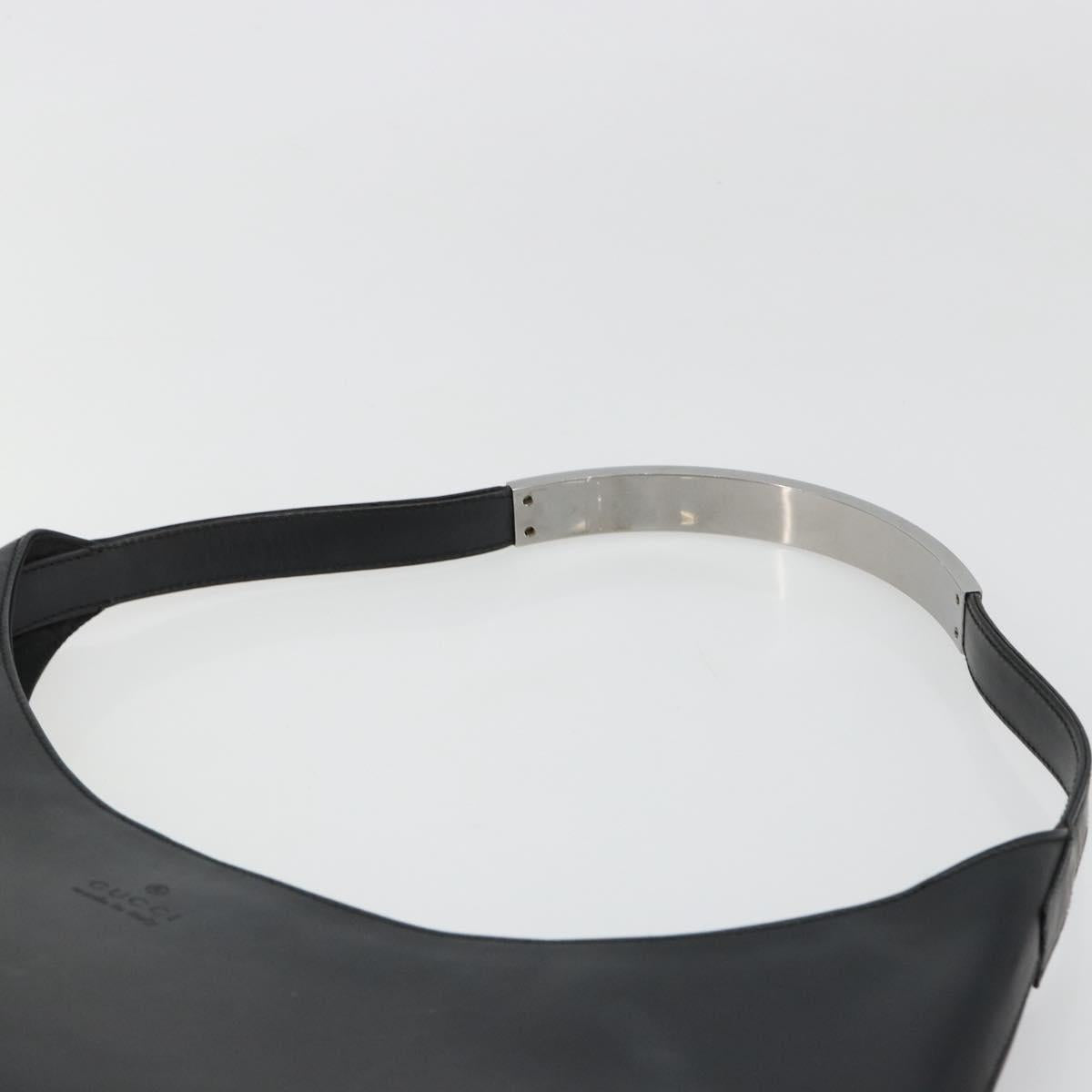 Gucci Tom Ford Black Leather Hobo Bag