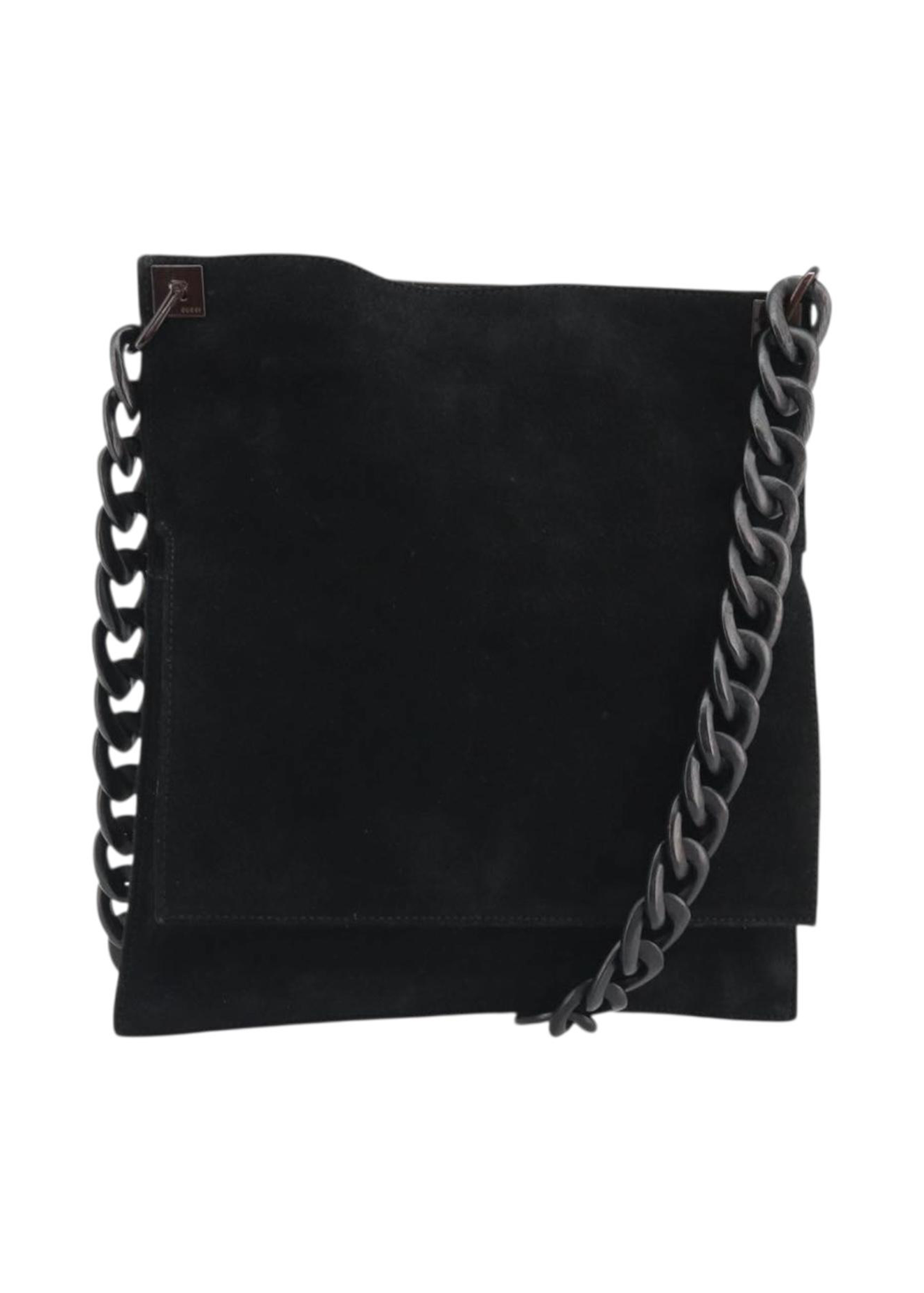 Gucci Black Suede Crossbody