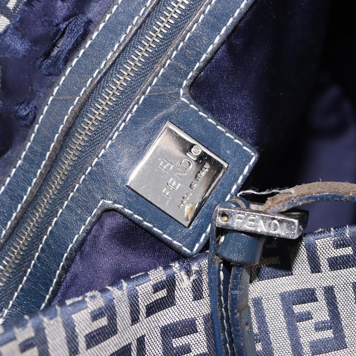 Fendi Navy Zucchino Tote