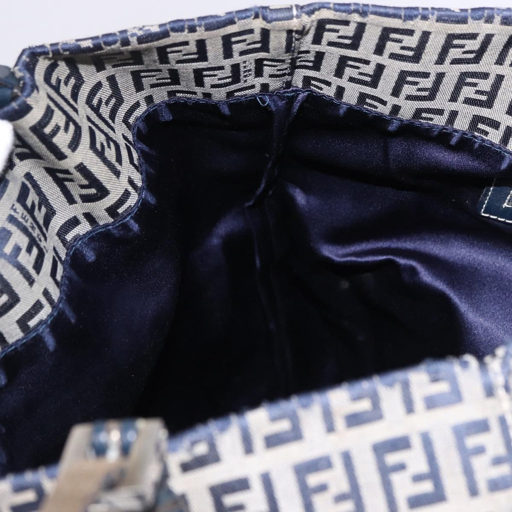 Fendi Navy Zucchino Tote