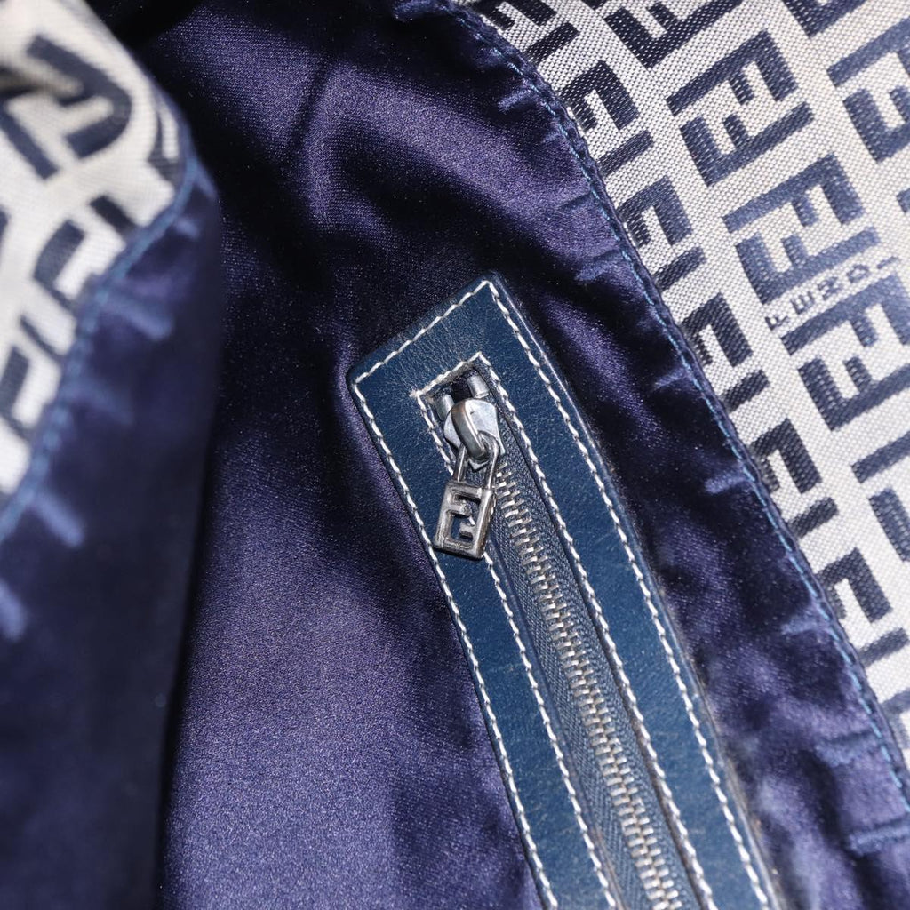 Fendi Navy Zucchino Tote