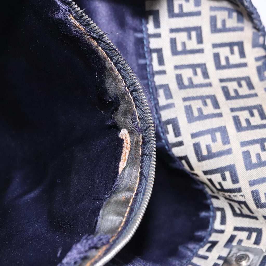 Fendi Navy Zucchino Tote