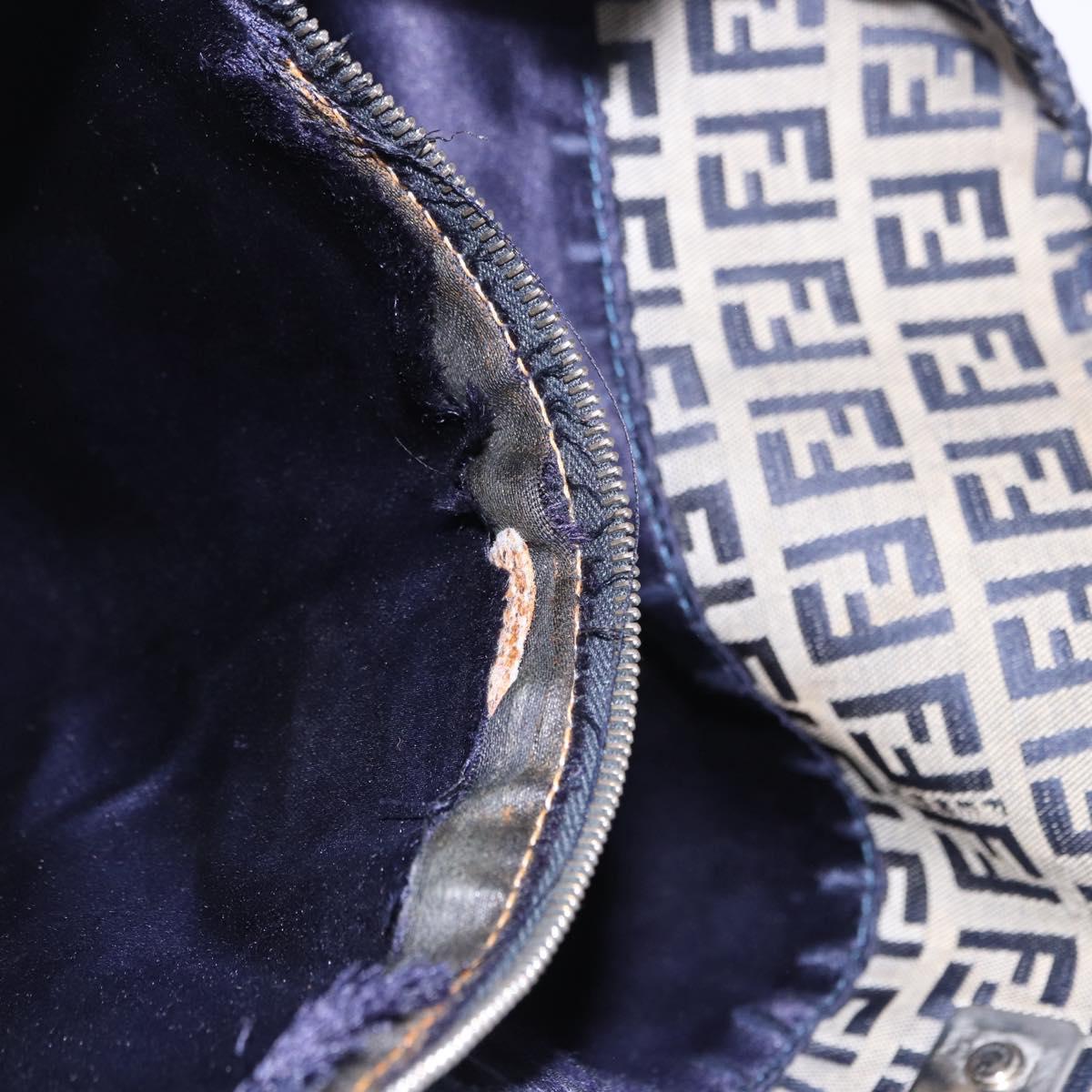 Fendi Navy Zucchino Tote
