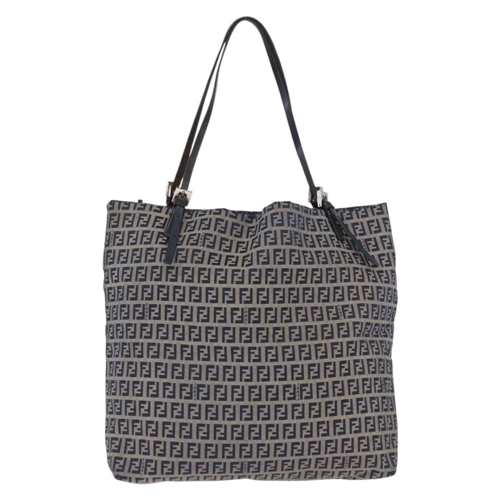Fendi Navy Zucchino Tote