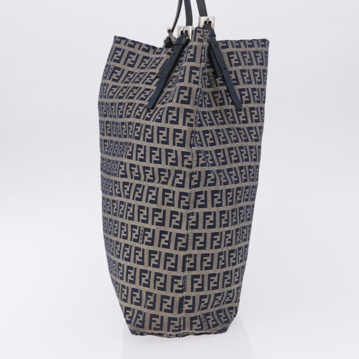 Fendi Navy Zucchino Tote