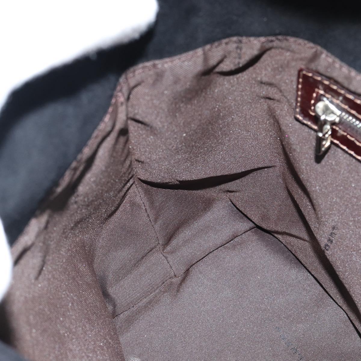 Fendi Black Suede Bucket Tote
