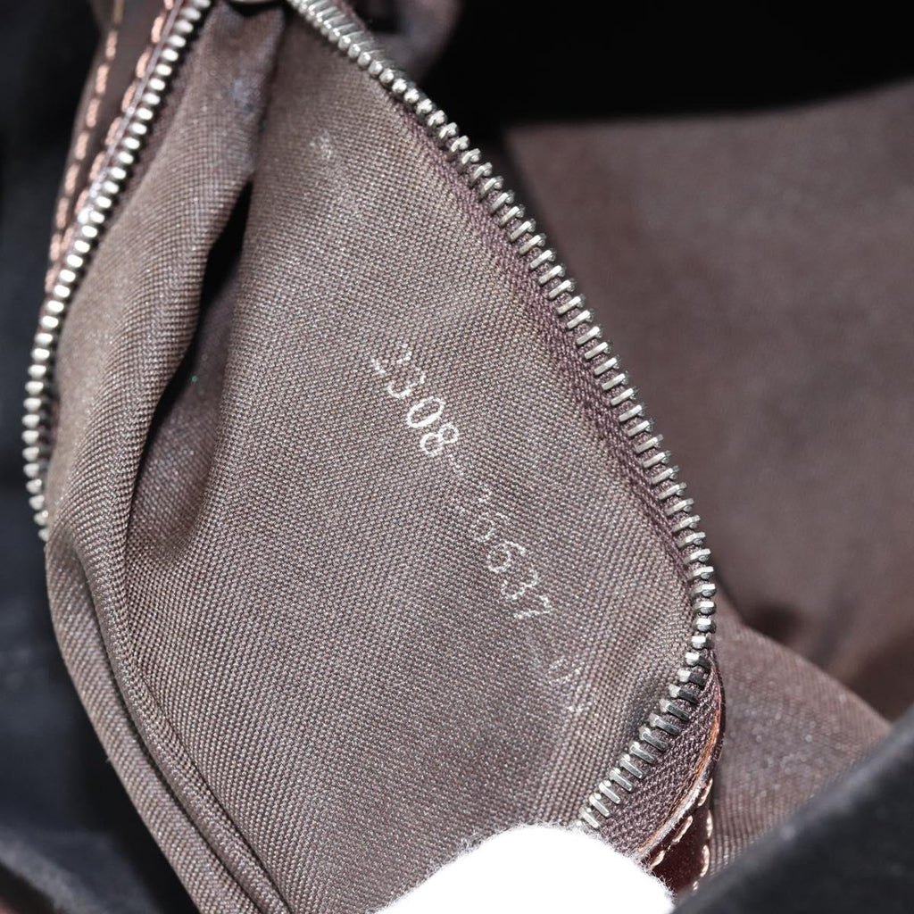 Fendi Black Suede Bucket Tote