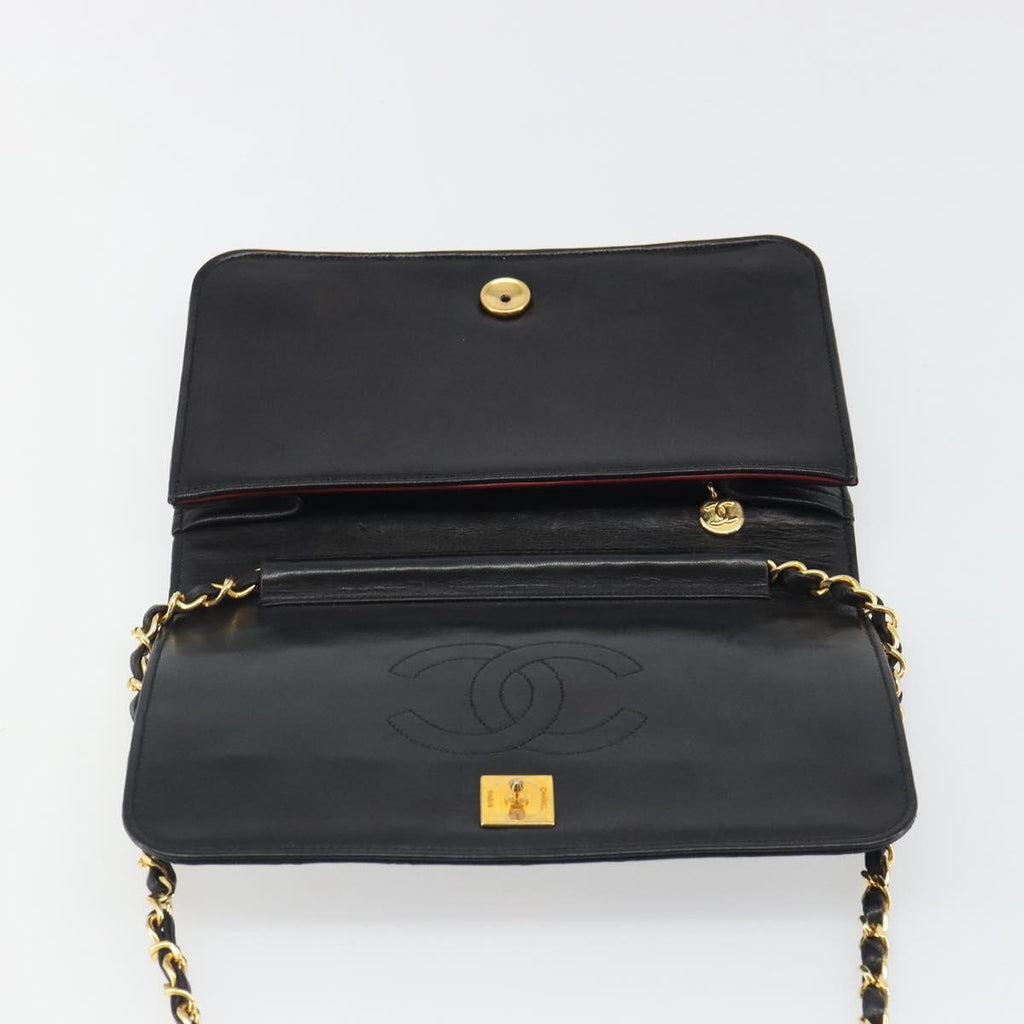 Chanel Black Quilted Leather Shoulder Bag