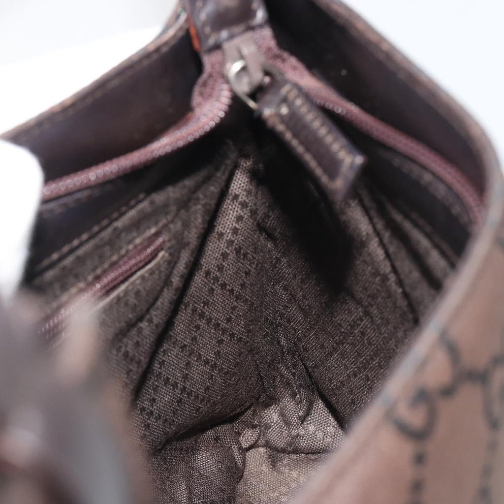 Gucci Brown Monogram Shoulder Bag