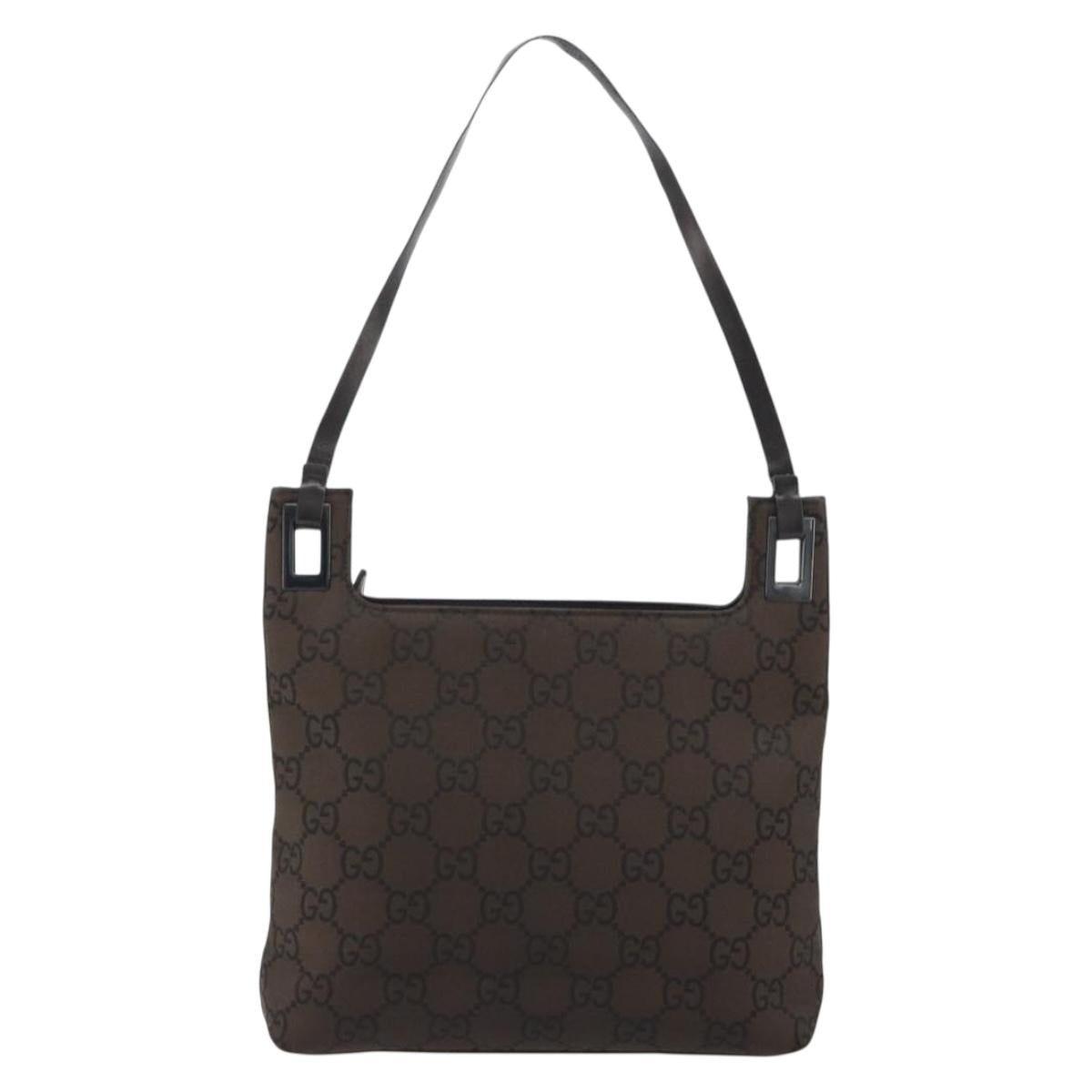 Gucci Brown Monogram Shoulder Bag