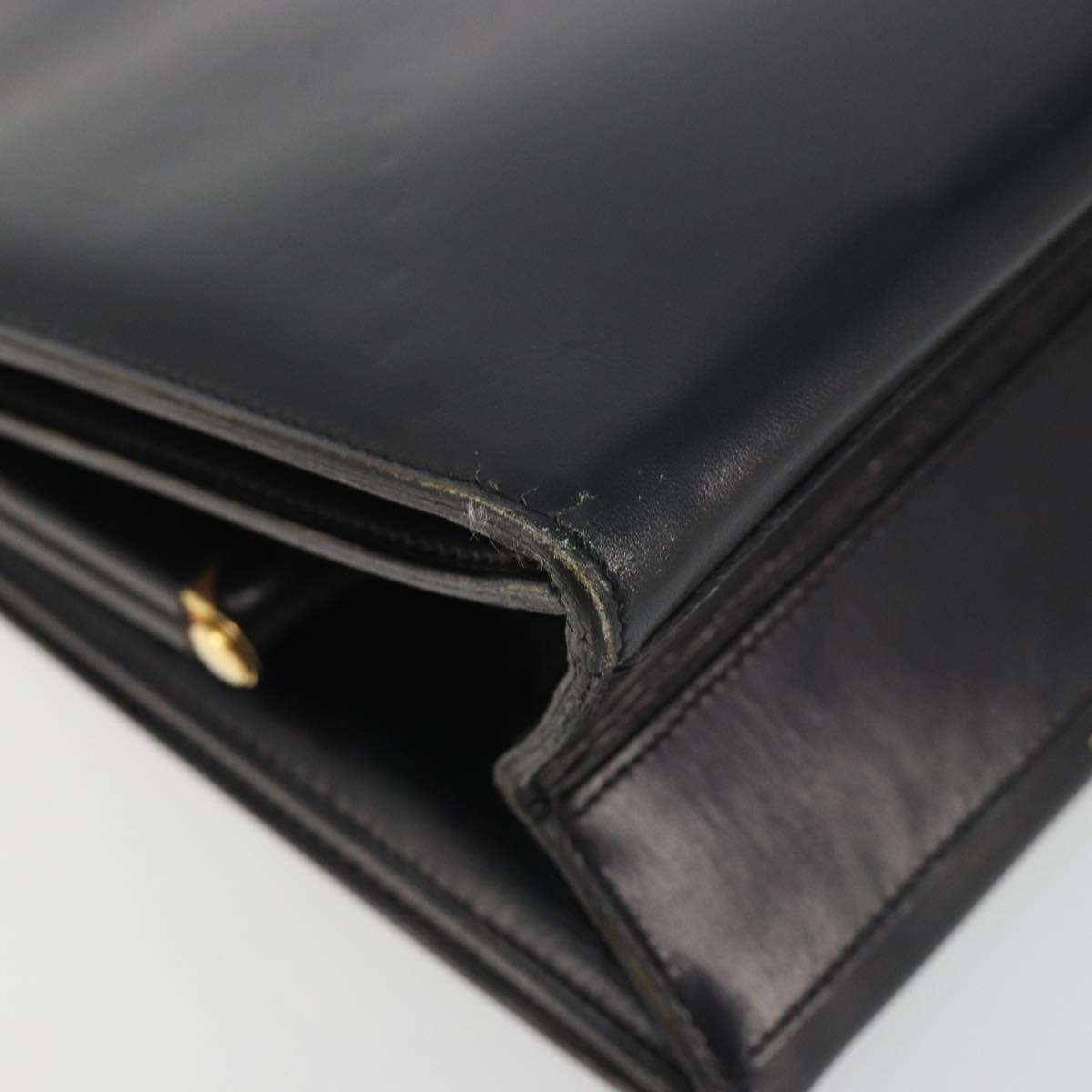 Chanel Black Leather Shoulder Bag