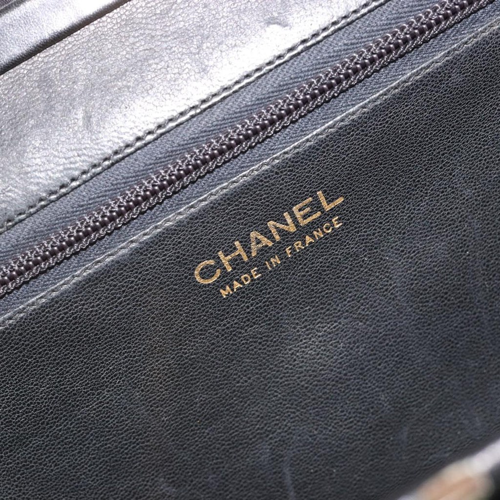 Chanel Black Leather Shoulder Bag