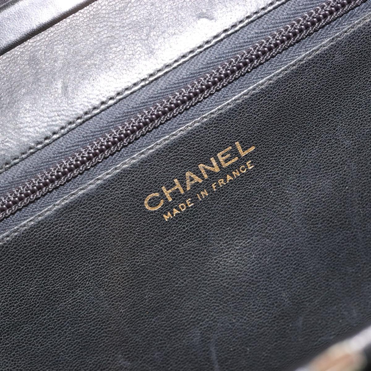 Chanel Black Leather Shoulder Bag