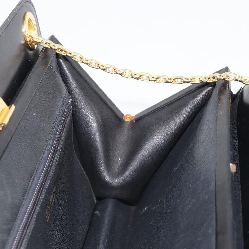 Chanel Black Leather Shoulder Bag
