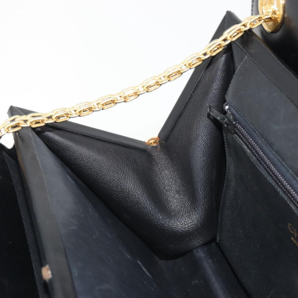 Chanel Black Leather Shoulder Bag