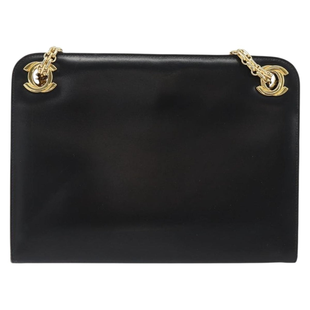 Chanel Black Leather Shoulder Bag