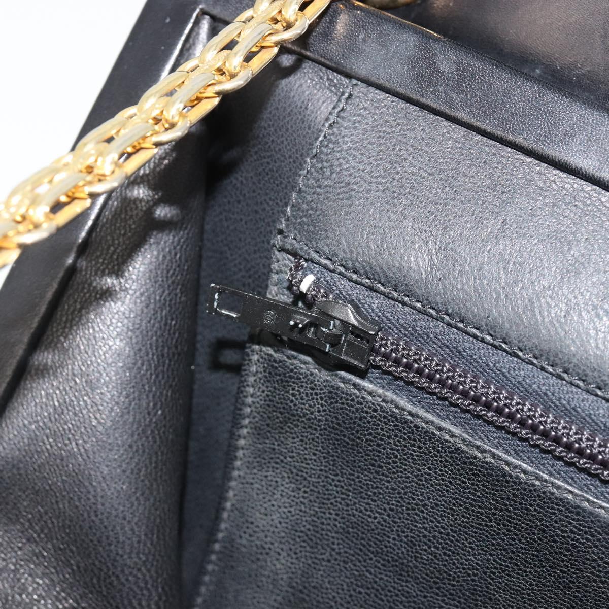 Chanel Black Leather Shoulder Bag