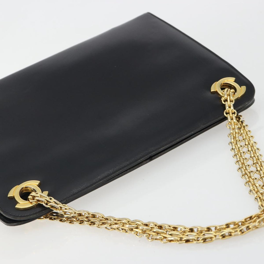 Chanel Black Leather Shoulder Bag