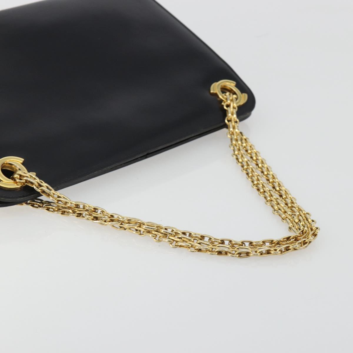 Chanel Black Leather Shoulder Bag