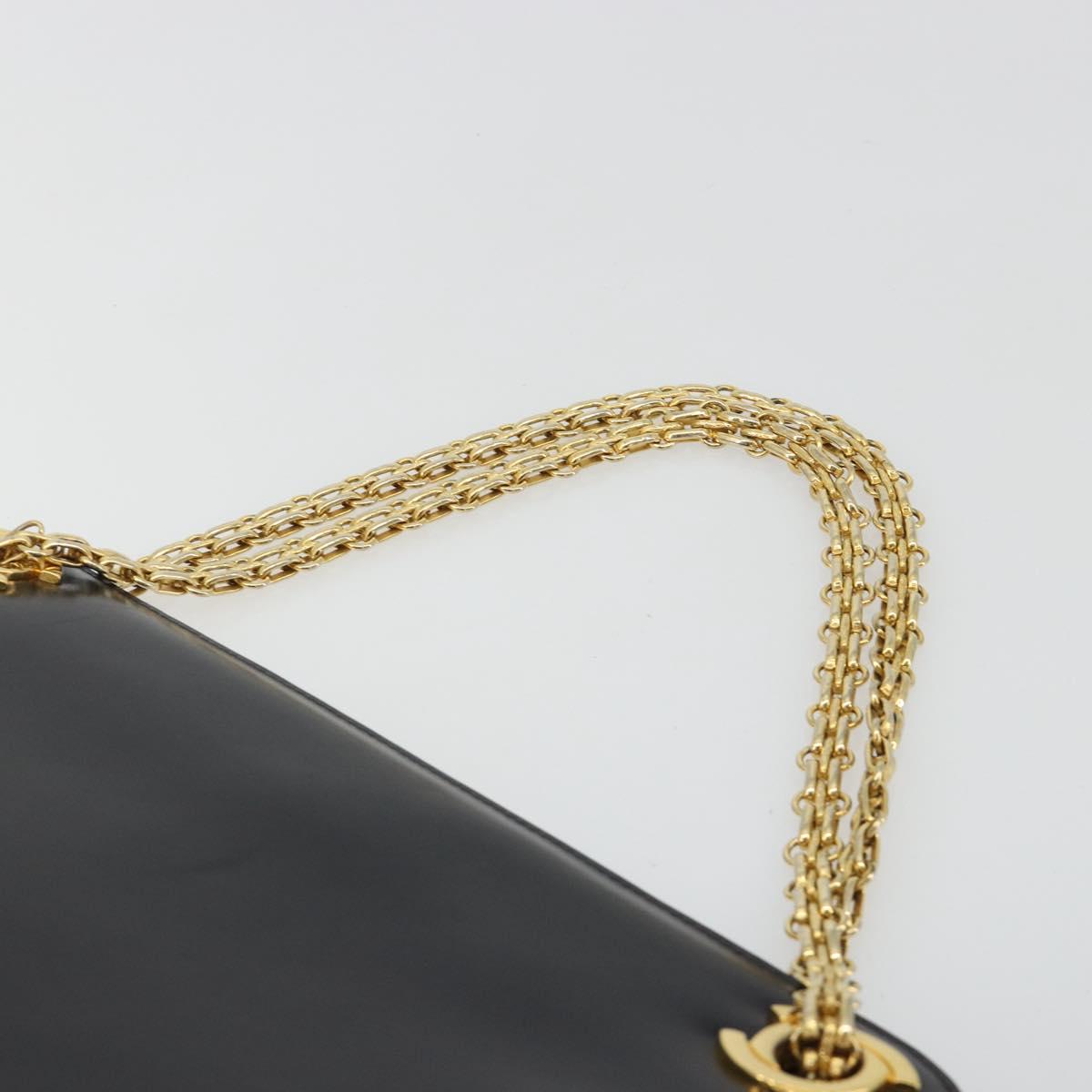 Chanel Black Leather Shoulder Bag