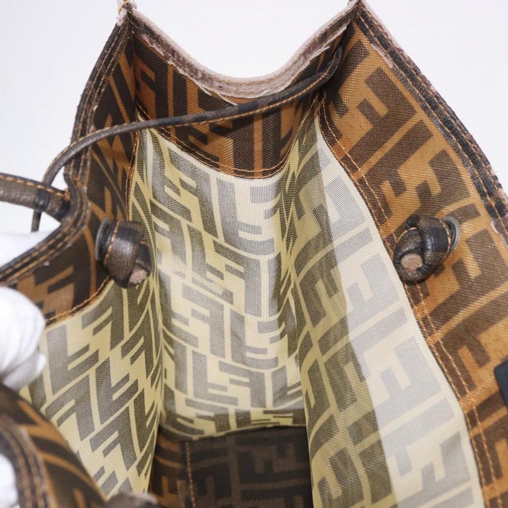 Fendi Brown Zucca Beach Tote