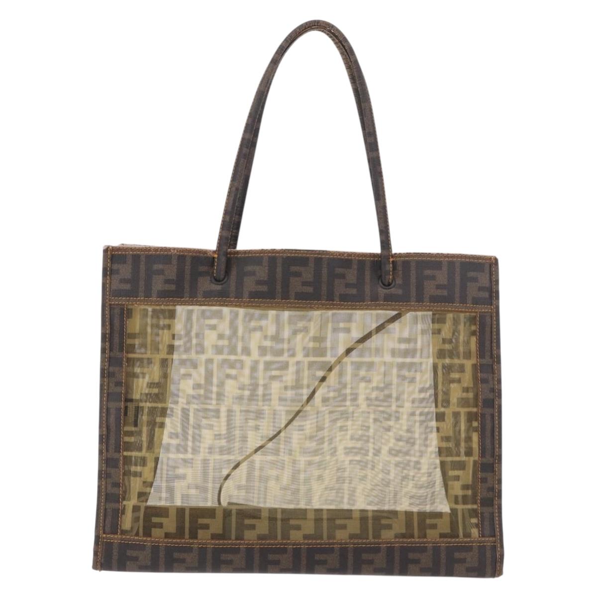 Fendi Brown Zucca Beach Tote