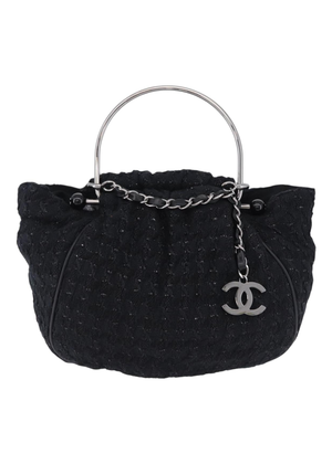 Chanel Black Tweed Handbag