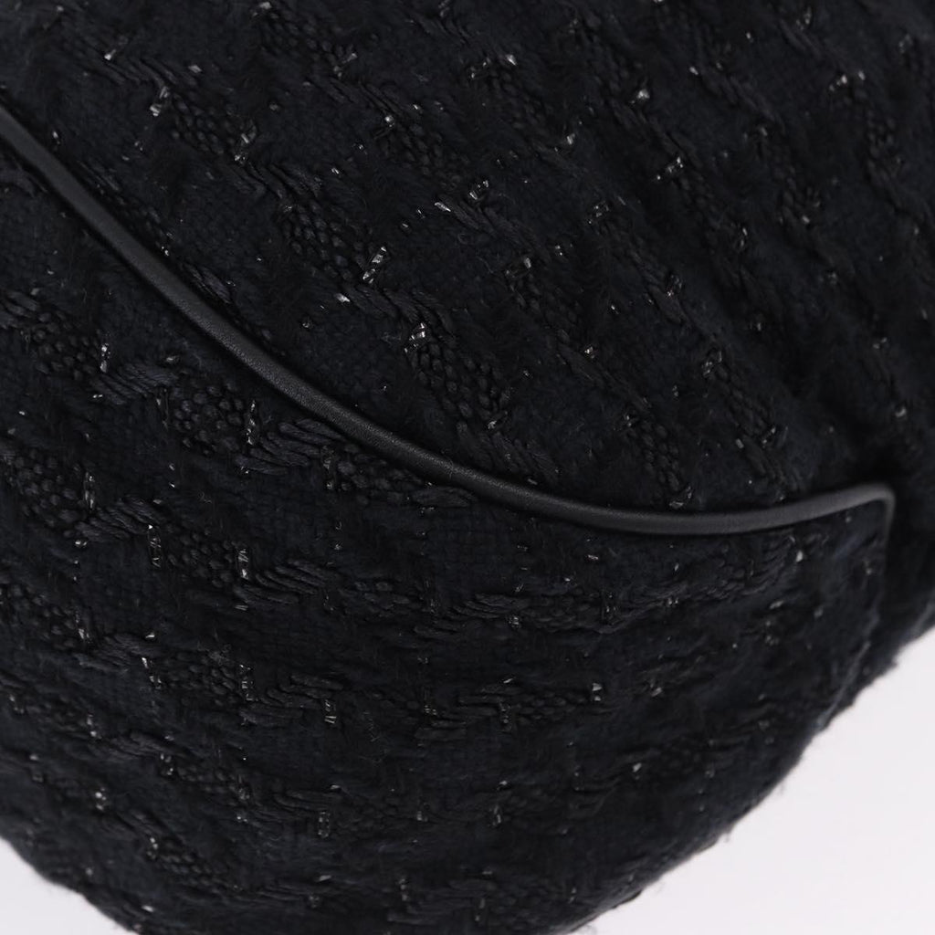 Chanel Black Tweed Handbag