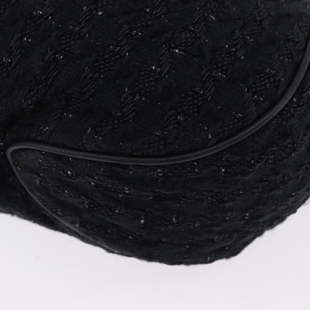 Chanel Black Tweed Handbag