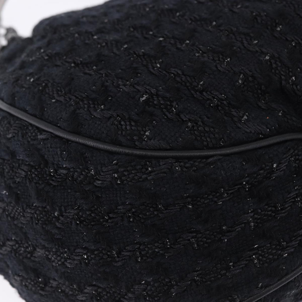 Chanel Black Tweed Handbag