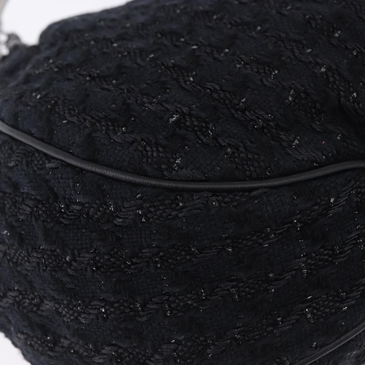 Chanel Black Tweed Handbag