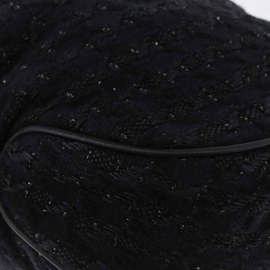 Chanel Black Tweed Handbag