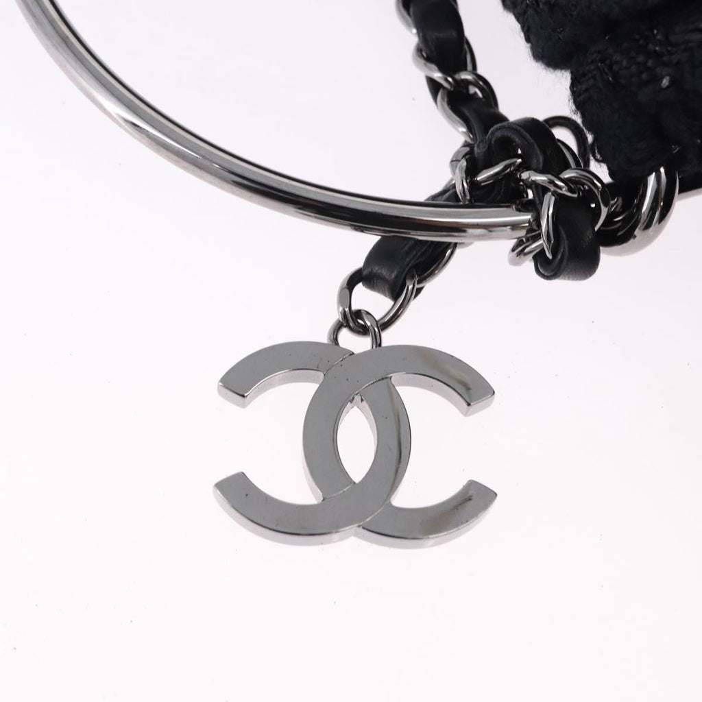 Chanel Black Tweed Handbag