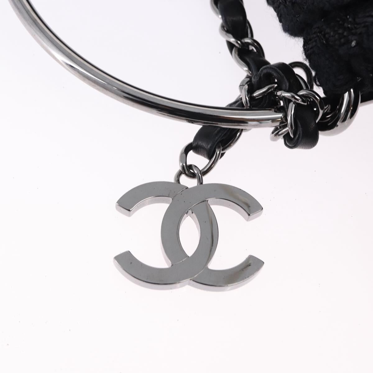 Chanel Black Tweed Handbag