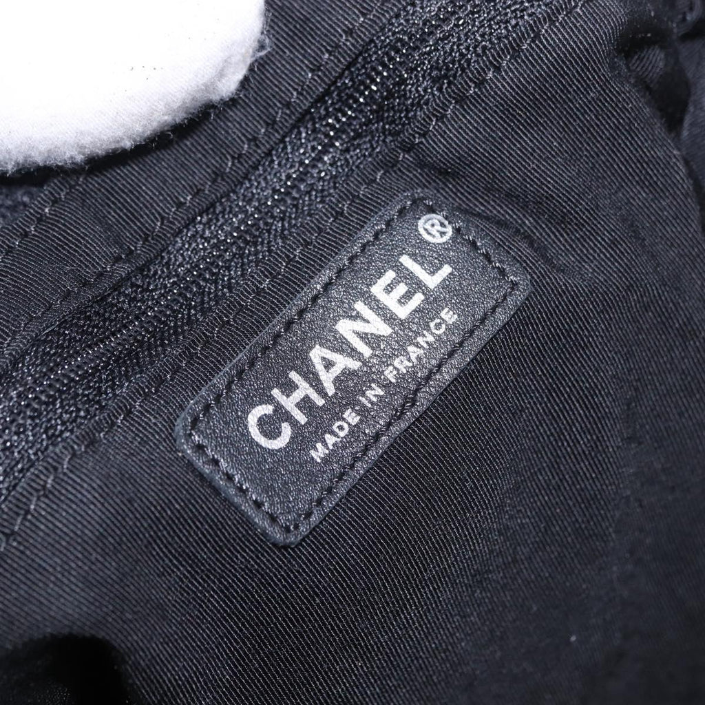 Chanel Black Tweed Handbag