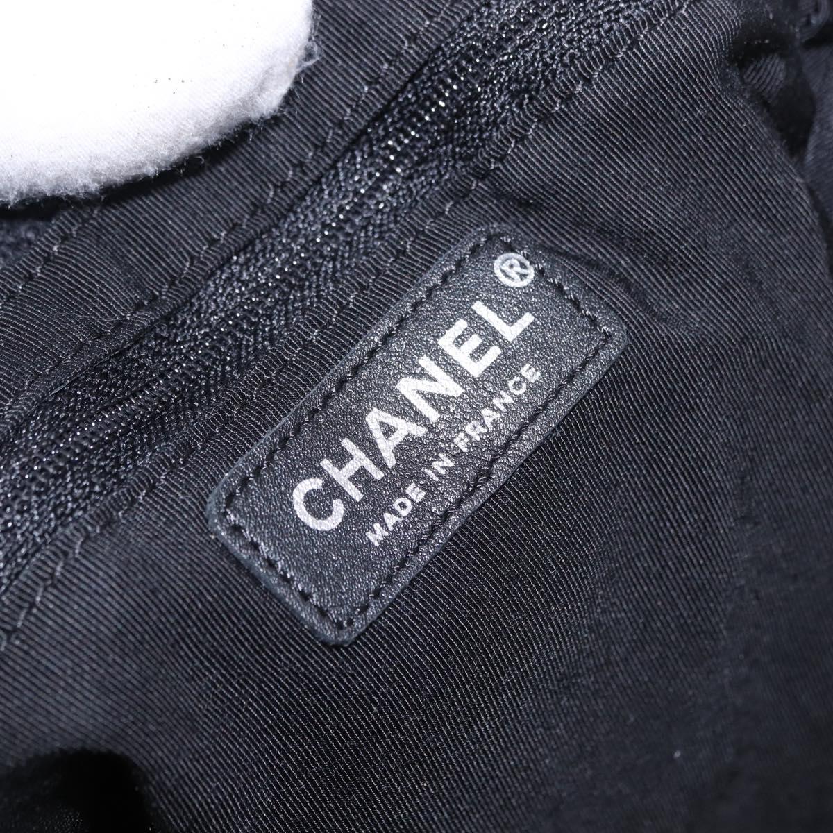Chanel Black Tweed Handbag
