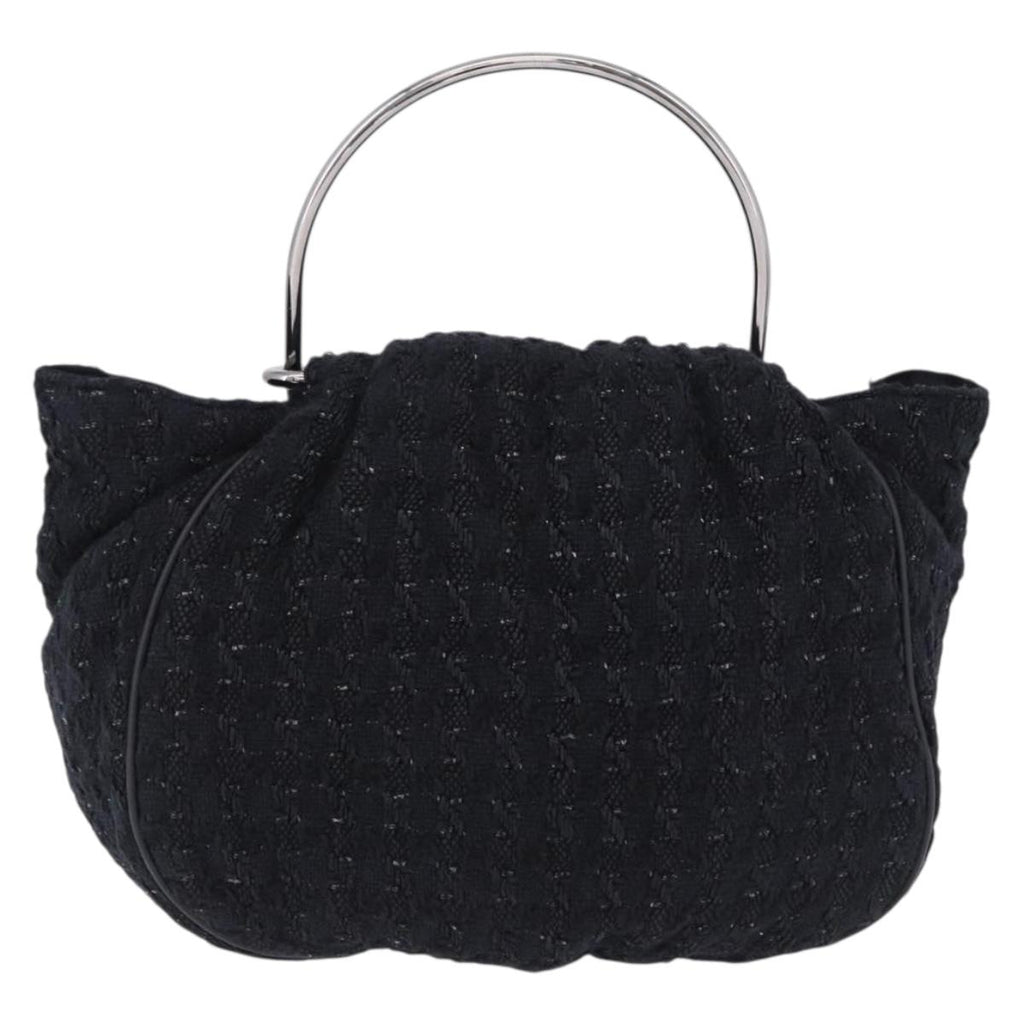 Chanel Black Tweed Handbag