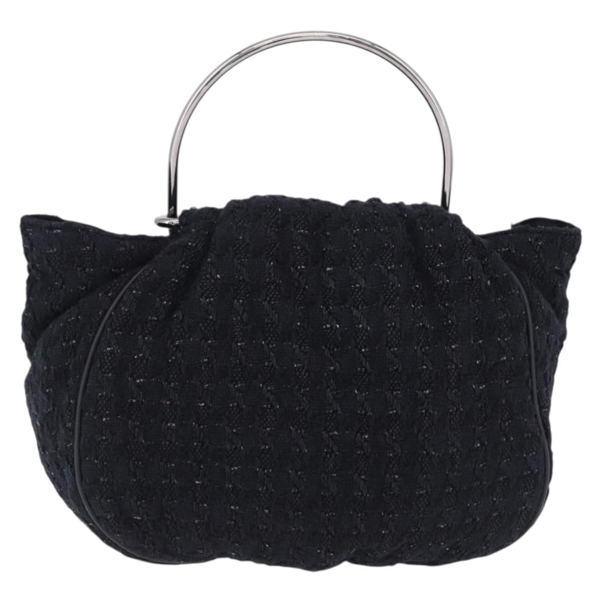 Chanel Black Tweed Handbag