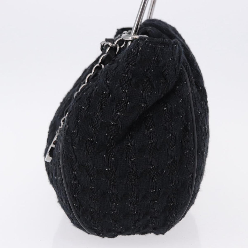Chanel Black Tweed Handbag