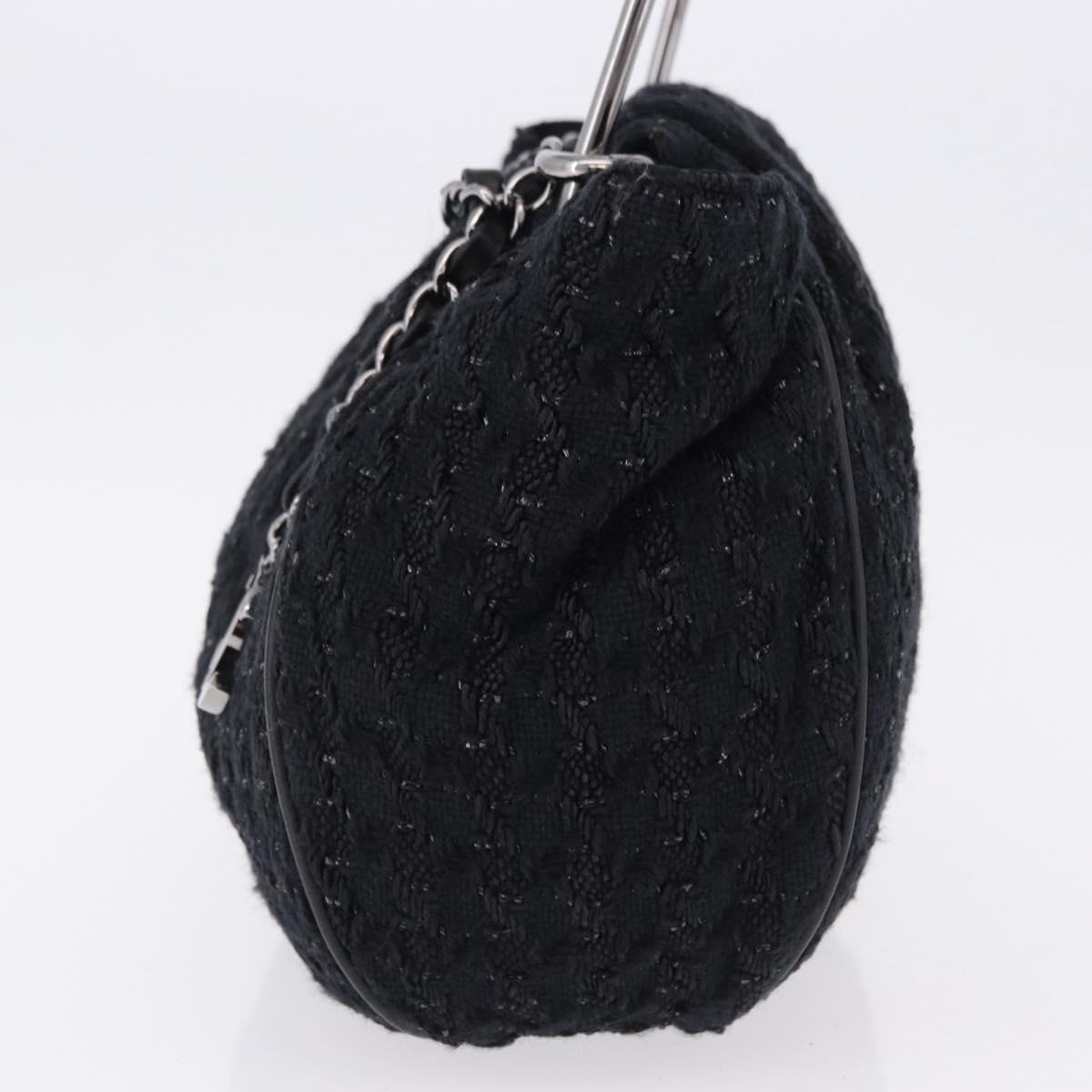 Chanel Black Tweed Handbag