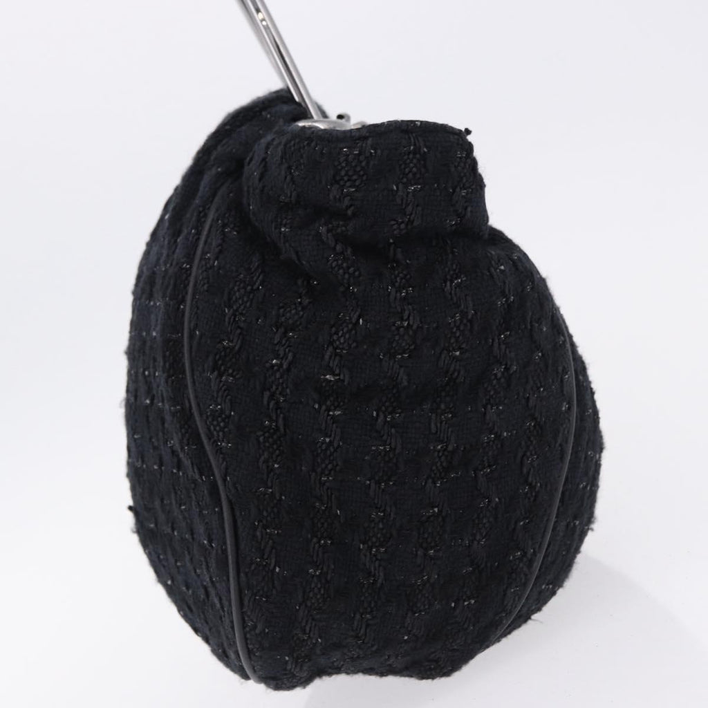 Chanel Black Tweed Handbag
