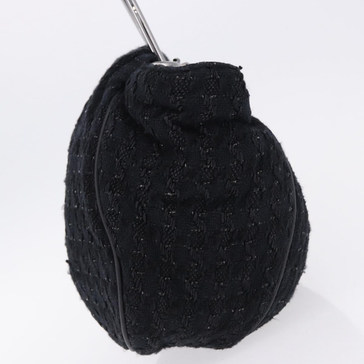 Chanel Black Tweed Handbag