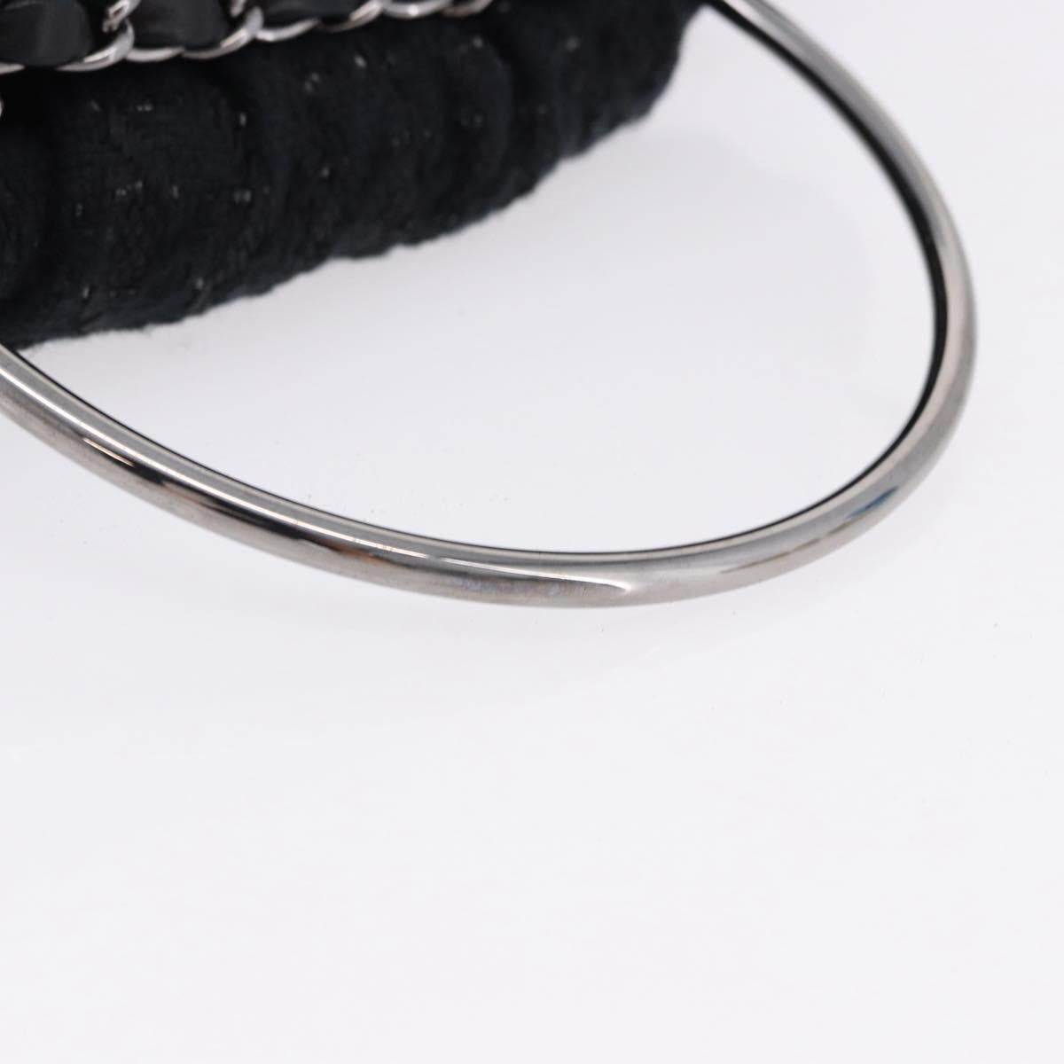 Chanel Black Tweed Handbag