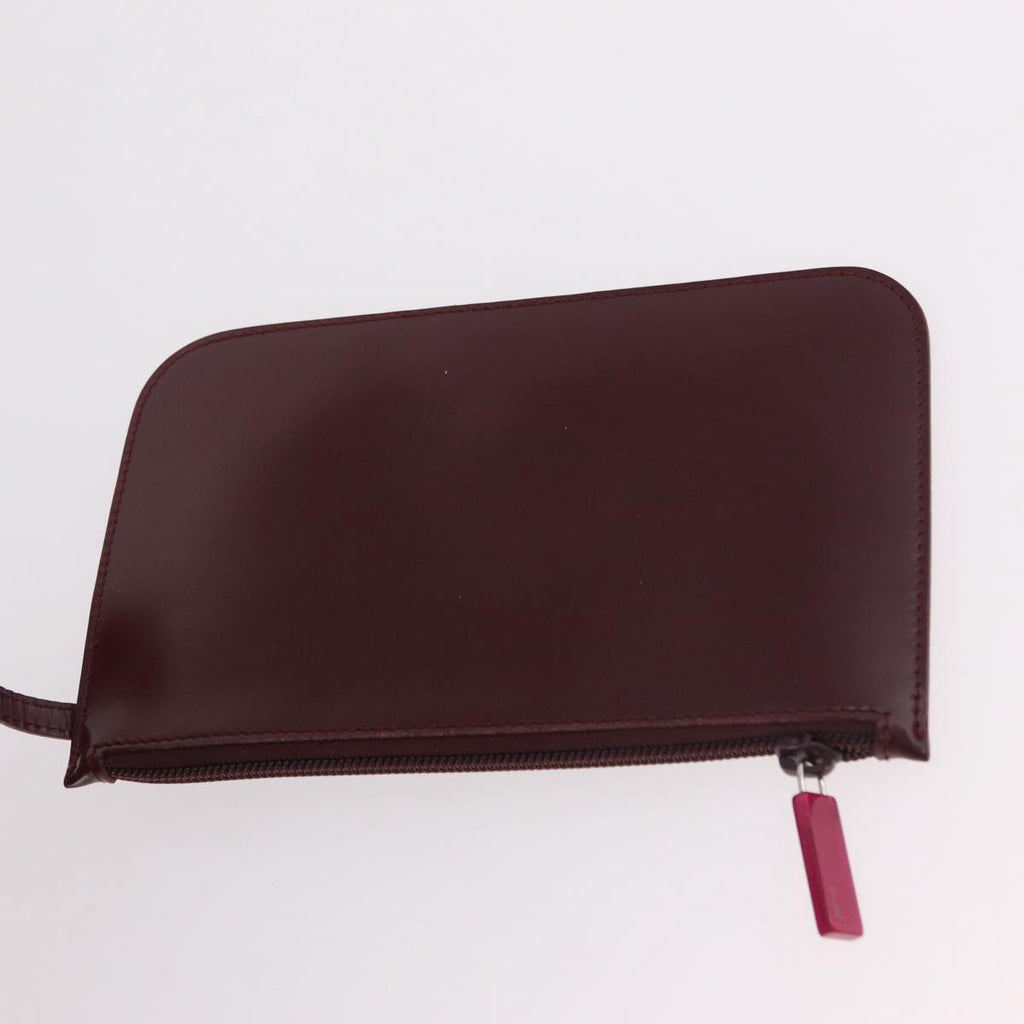 Gucci Red Bamboo Vinyl Shoulder Bag