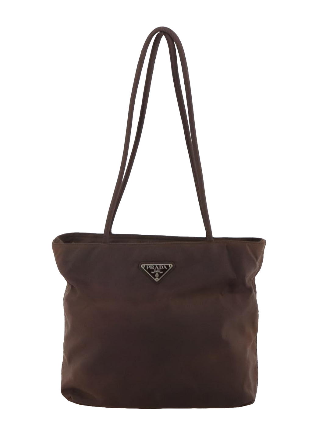 Prada Brown Nylon Tote