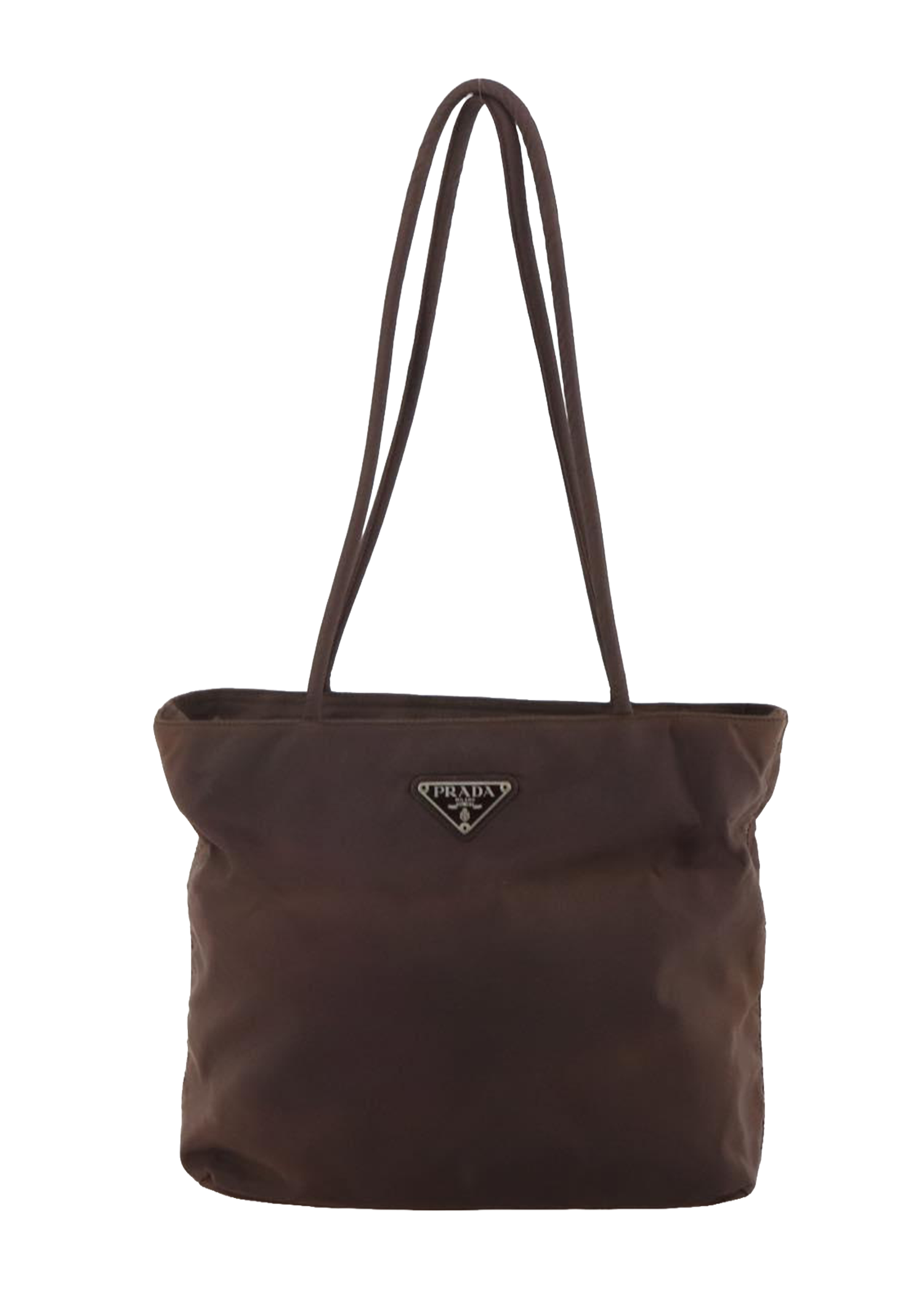 Prada Brown Nylon Tote