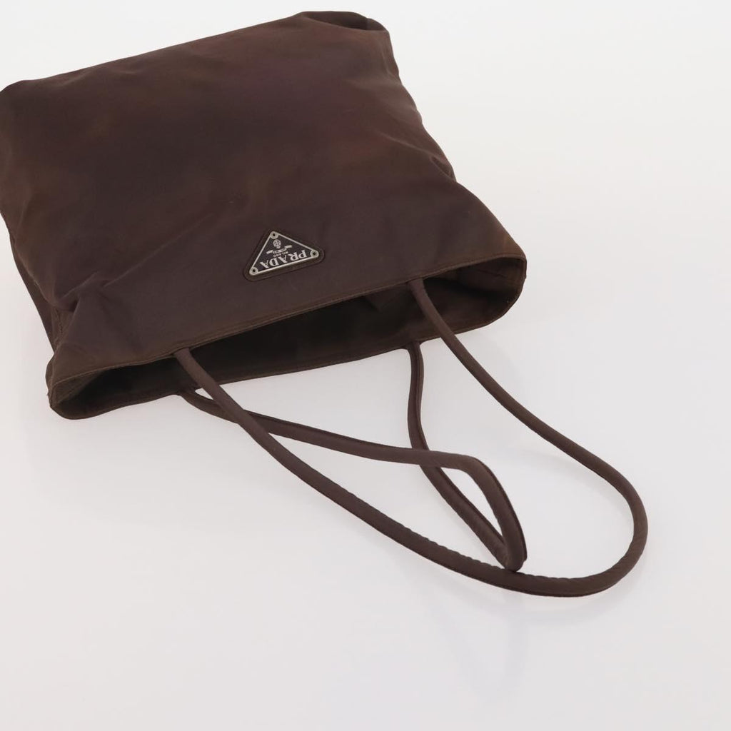 Prada Brown Nylon Tote