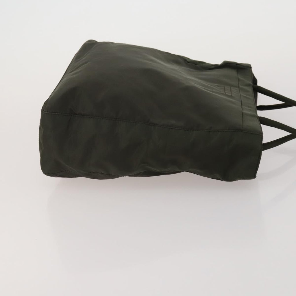 Prada Green Nylon Tote